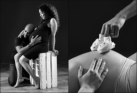 Shooting photo femme enceinte en duo à Lyon